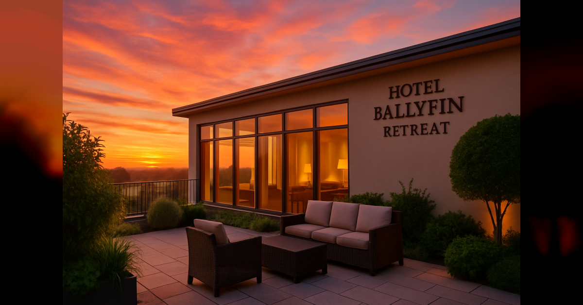 Breathtaking Evenings: Sunset Views From Hotel Ballyfin Retreat